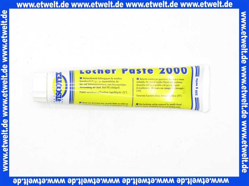 Locher-Paste 2000 Dichtungspaste 250 gr. Tube