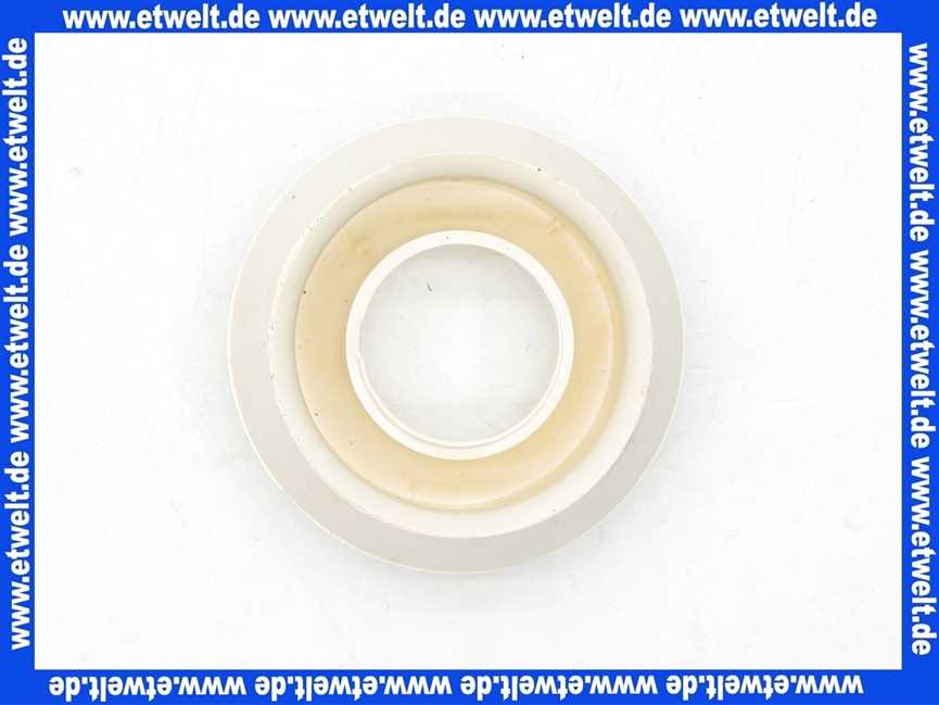 Spülro0hrverbinder WC-Verbinder für WC D=48mm für Druckspülrohr 28-32mm weiß