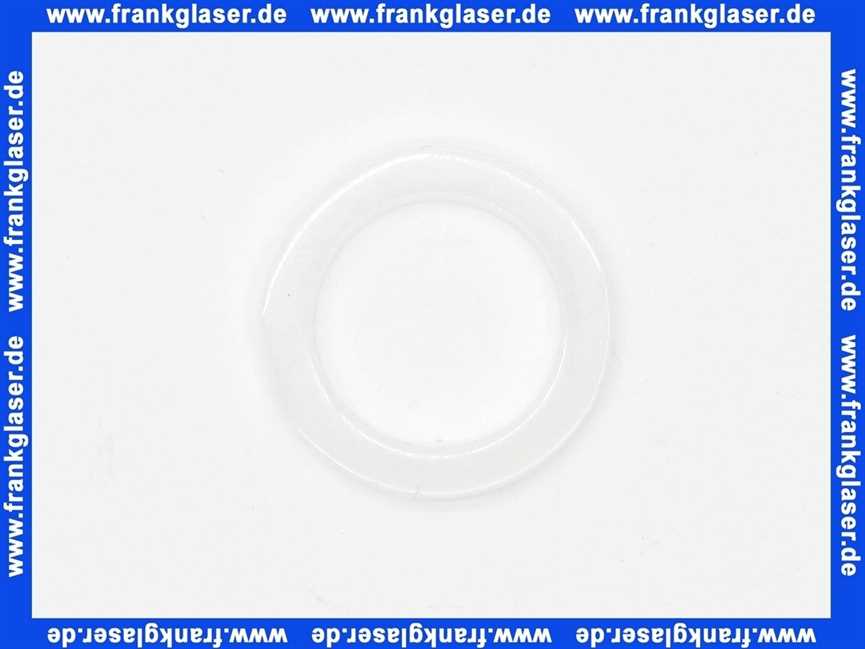 PE-Dichtringe natur weiß 17x24x2 mm 1/2 für Wassermesserverschraubungen KTW, W270 Zulassung