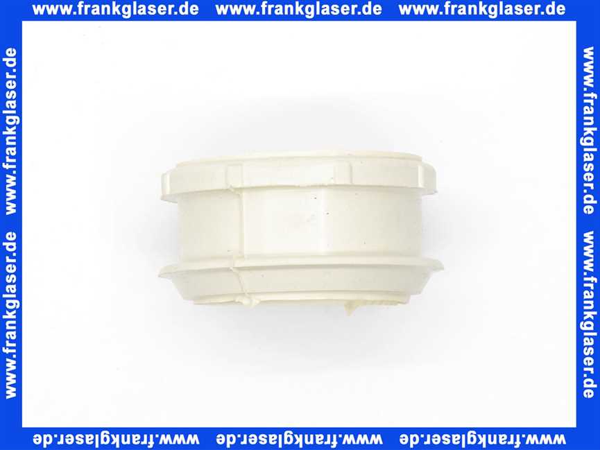 WC Spülrohrverbinder Trumpf® 44mm 55mm weiß zur Verbindung von Spülrohr und WC-Topf