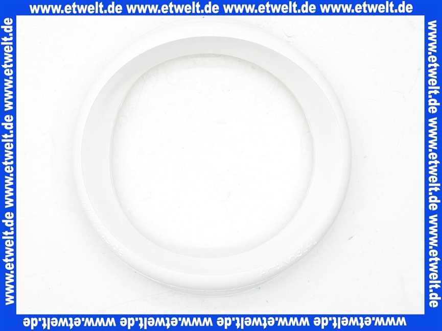 Abgangsverbinder PVC 100mm 110mm weiß leicht Dichtung für WC Abflußanschluß