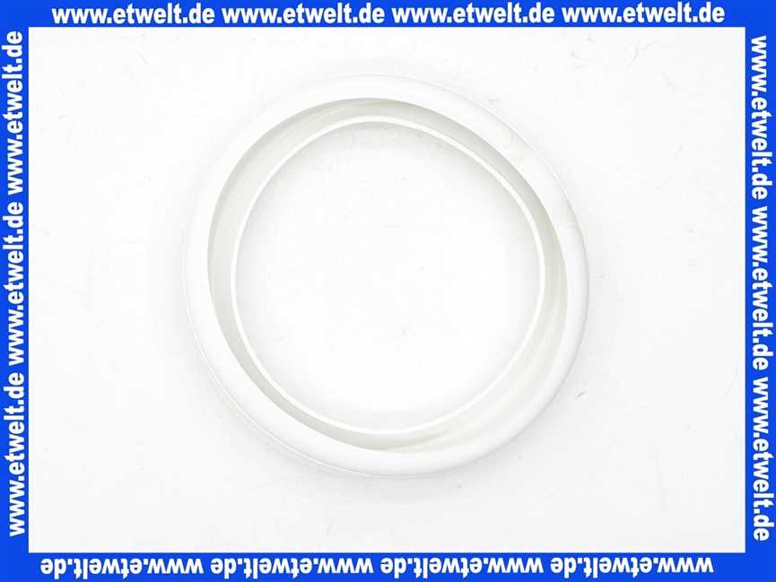 Abgangsverbinder PVC 100mm 110mm weiß leicht Dichtung für WC Abflußanschluß