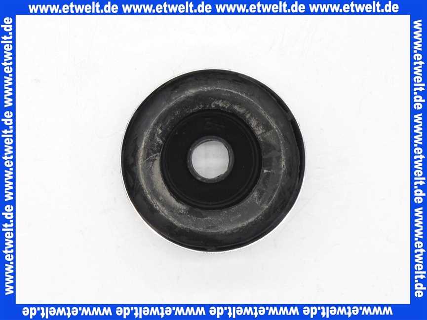 Urinalverbinder Mület® für Außenstutzen Höckereinlauf Gummi schwarz mit Zierrosette