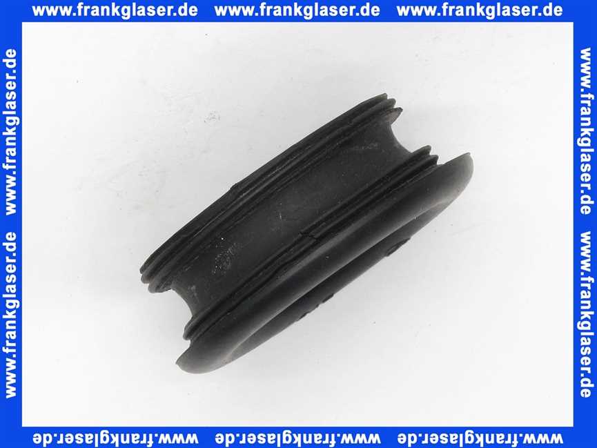 Gewindenippel Gummi 59mm 2 -37 mm