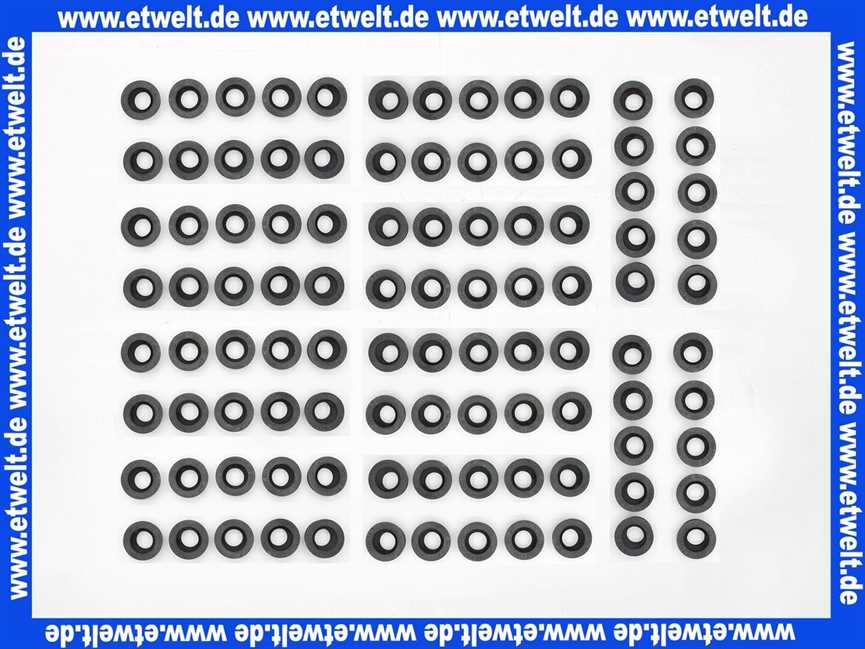 100 Stück Abwasser Siphon Verbinder Gumminippel 30/50mm Siphonanschluss