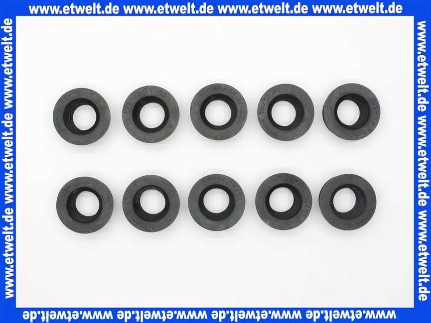 10 Stück Abwasser Siphon Verbinder Gumminippel 30/50mm Siphonanschluss