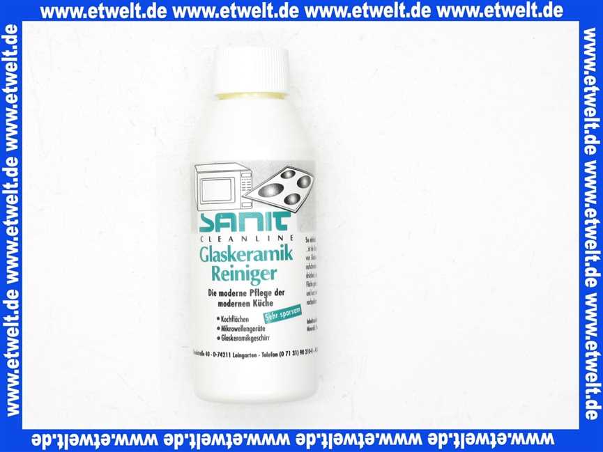 Sanit Glaskeramikreiniger 250 ml