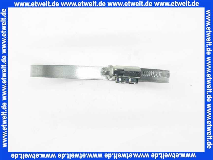 NORMACLAMP TORRO Schlauchklemme Spannbereich 120-140 mm Bandbreite 12 mm Schlauchschelle 120-140/12 W1 aus verzinktem Stahl nach DIN 3017 mit Schneckengewinde