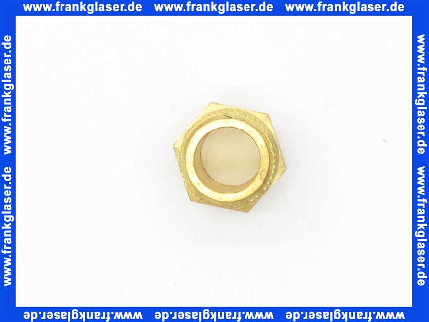 Gewindenippel Doppelnippel 3/8 Zoll AG x 3/8 Zoll AG flachdichtend Messing beidseitig Aussengewinde