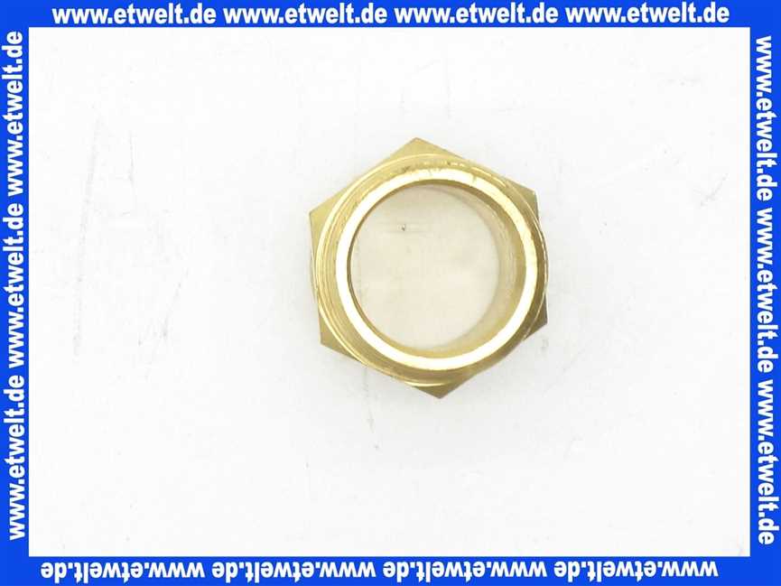 Gewindenippel Doppelnippel 1/2 Zoll AG x 1/2 Zoll AG flachdichtend Messing beidseitig Aussengewinde