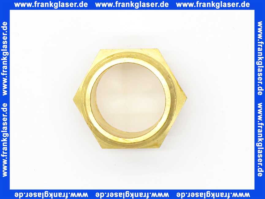 Gewindenippel Doppelnippel 3/4 Zoll AG x 3/4 Zoll AG flachdichtend Messing beidseitig Aussengewinde