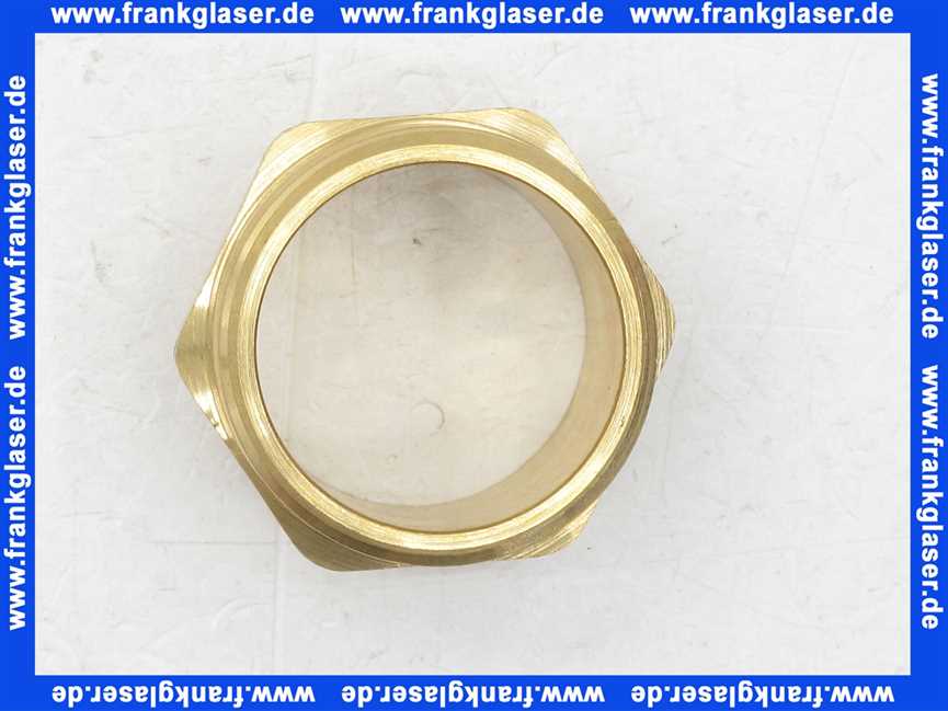 Gewindenippel Doppelnippel 11/4 Zoll AG x 11/4 Zoll AG flachdichtend Messing beidseitig Aussengewinde