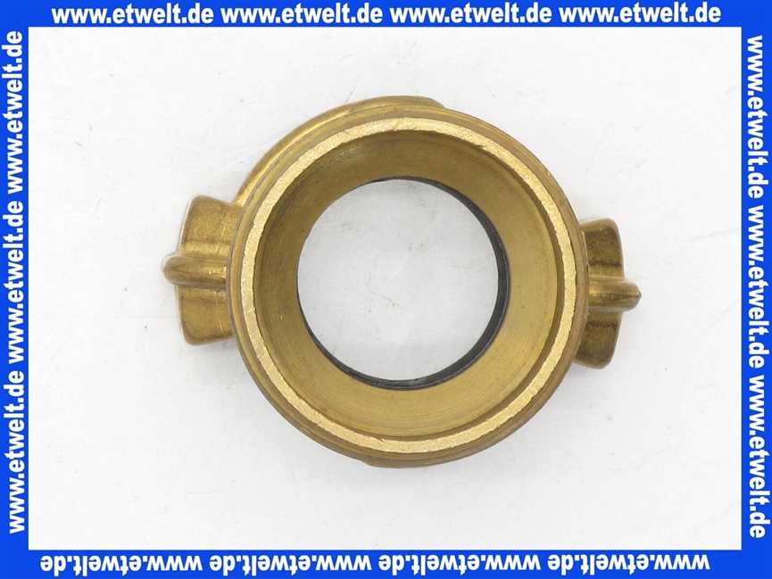 Schlauchkupplung Gewindestück G11/4 Zoll Aussengewinde mit Flachdichtung Messing schwarze NBR Formdichtung Schnellkupplung Klauenkupplung