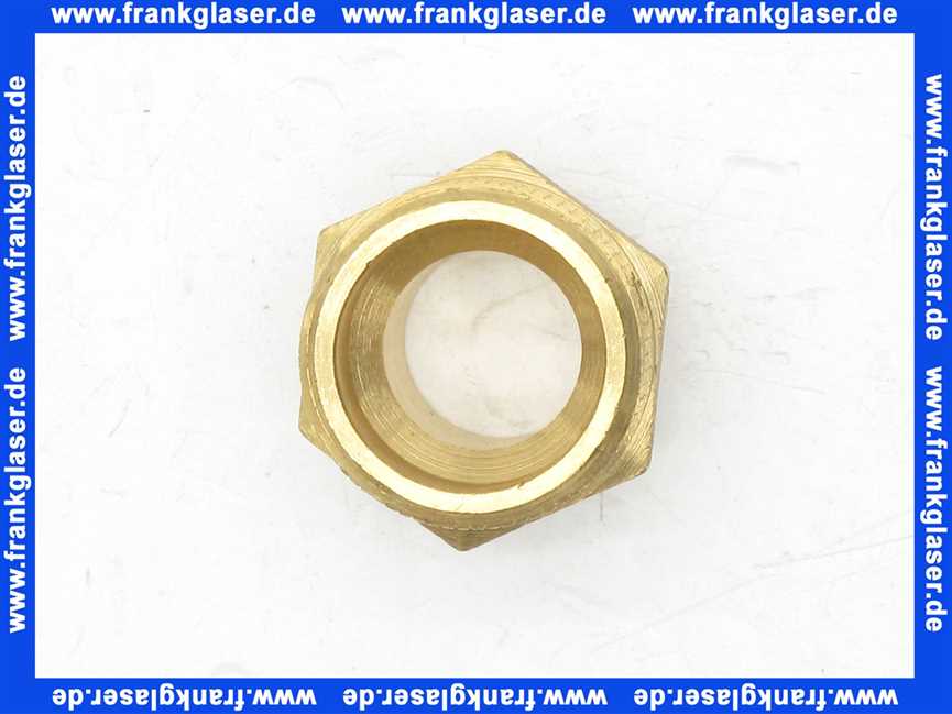 Gewindenippel Doppelnippel reduziert 1/2 Zoll AG x 3/4 Zoll AG flachdichtend Messing beidseitig Aussengewinde Reduziernippel