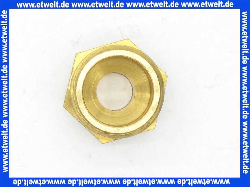 Gewindenippel Doppelnippel reduziert G1/4 Zoll AG x G3/4 Zoll AG Messing