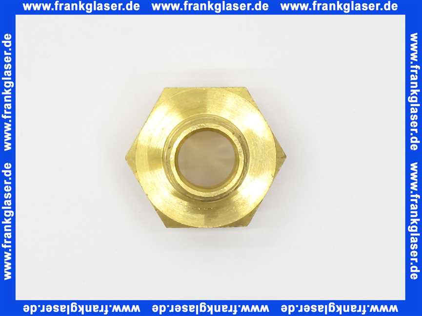 Gewindenippel Doppelnippel reduziert 3/8 Zoll AG x 3/4 Zoll AG flachdichtend Messing beidseitig Aussengewinde Reduziernippel