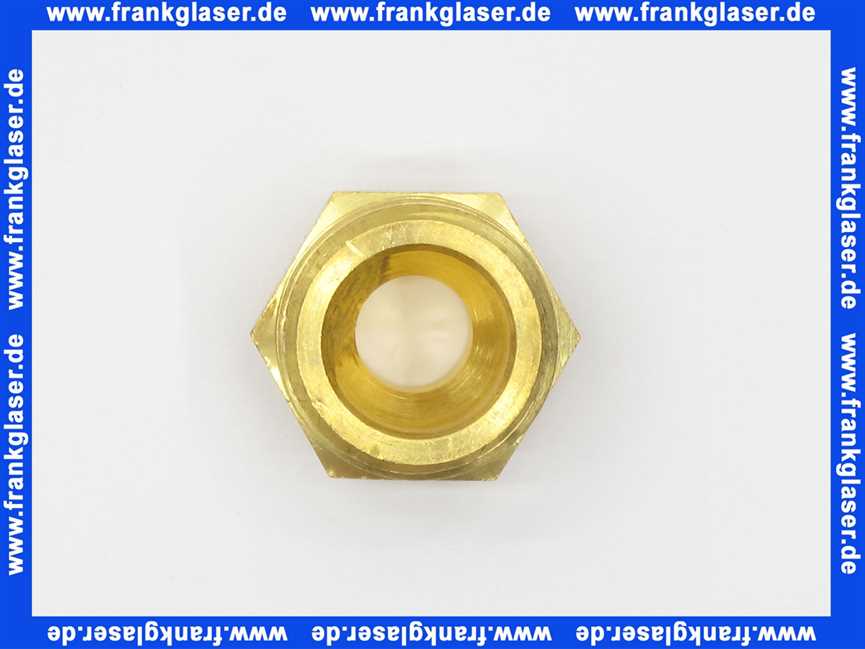 Gewindenippel Doppelnippel reduziert 3/8 Zoll AG x 3/4 Zoll AG flachdichtend Messing beidseitig Aussengewinde Reduziernippel