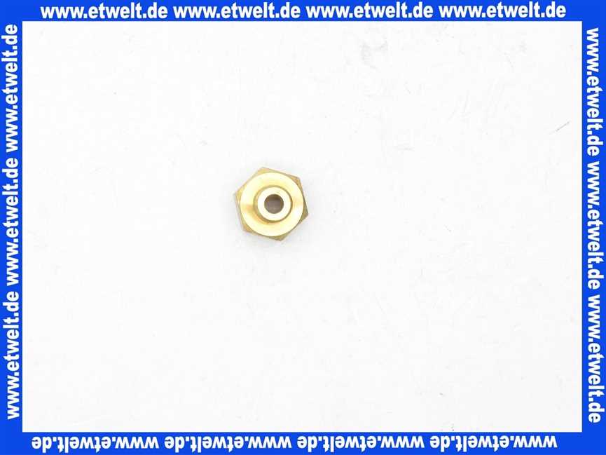 Übergangsstück Redunippel Muffennippel reduziert Messing G1/8 AG x G1/4 IG