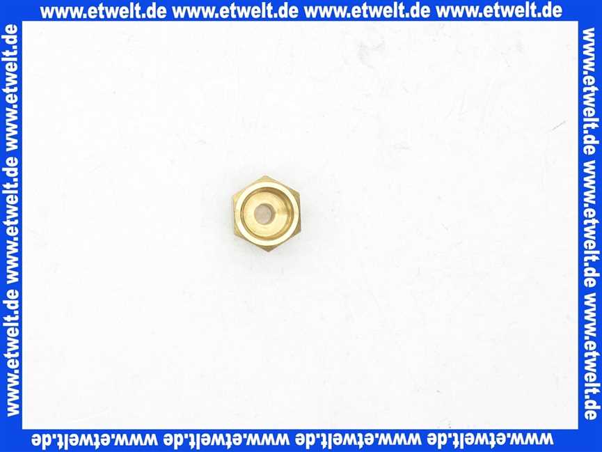 Übergangsstück Redunippel Muffennippel reduziert Messing G1/8 AG x G1/4 IG