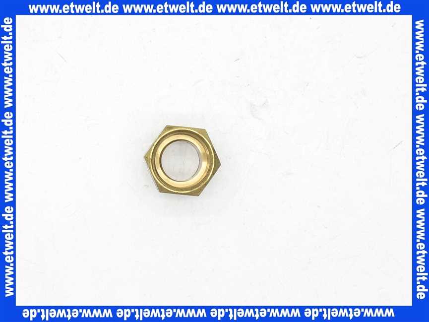 Übergangsstück Redunippel Muffennippel reduziert Messing G1/2 AG x G1/2 IG