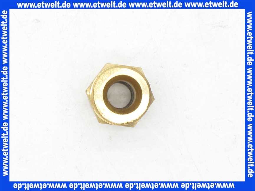 Gewindenippel Doppelnippel reduziert 1/4 Zoll IG x 3/8 Zoll AG flachdichtend Messing Innengewinde x Aussengewinde Reduziernippel