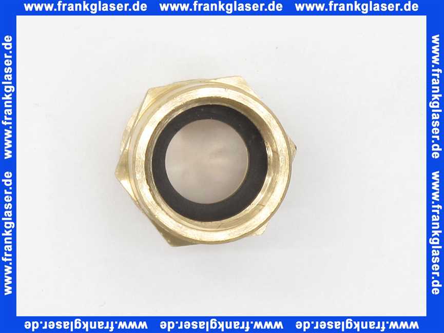 Gewindenippel Doppelnippel reduziert 3/8 Zoll IG x 1/2 Zoll AG flachdichtend Messing Innengewinde x Aussengewinde Reduziernippel