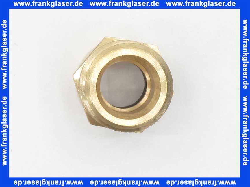 Gewindenippel Doppelnippel reduziert 3/8 Zoll IG x 1/2 Zoll AG flachdichtend Messing Innengewinde x Aussengewinde Reduziernippel