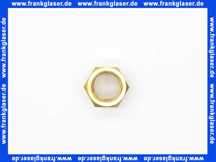 Gewindenippel Reduzierstück 3/8 Zoll AG x 1/4 Zoll IG flachdichtend Messing Innengewinde x Aussengewinde ineinander Reduziernippel Doppelnippel