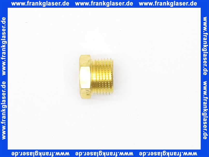 Gewindenippel Reduzierstück 3/8 Zoll AG x 1/4 Zoll IG flachdichtend Messing Innengewinde x Aussengewinde ineinander Reduziernippel Doppelnippel