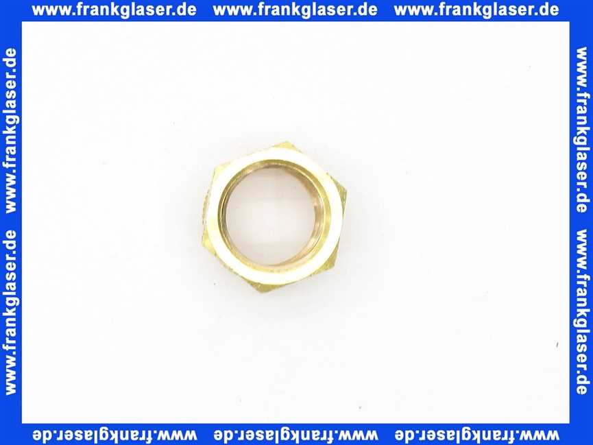 Gewindenippel Reduzierstück 1/2 Zoll AG x 3/8 Zoll IG flachdichtend Messing Innengewinde x Aussengewinde ineinander Reduziernippel Doppelnippel