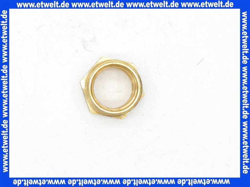 Gewindenippel Reduzierstück 3/4 Zoll AG x 1/2 Zoll IG flachdichtend Messing Innengewinde x Aussengewinde ineinander Reduziernippel Doppelnippel