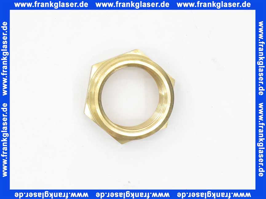 Gewindenippel Reduzierstück 11/4 Zoll AG x 1 Zoll IG flachdichtend Messing Innengewinde x Aussengewinde ineinander Reduziernippel Doppelnippel