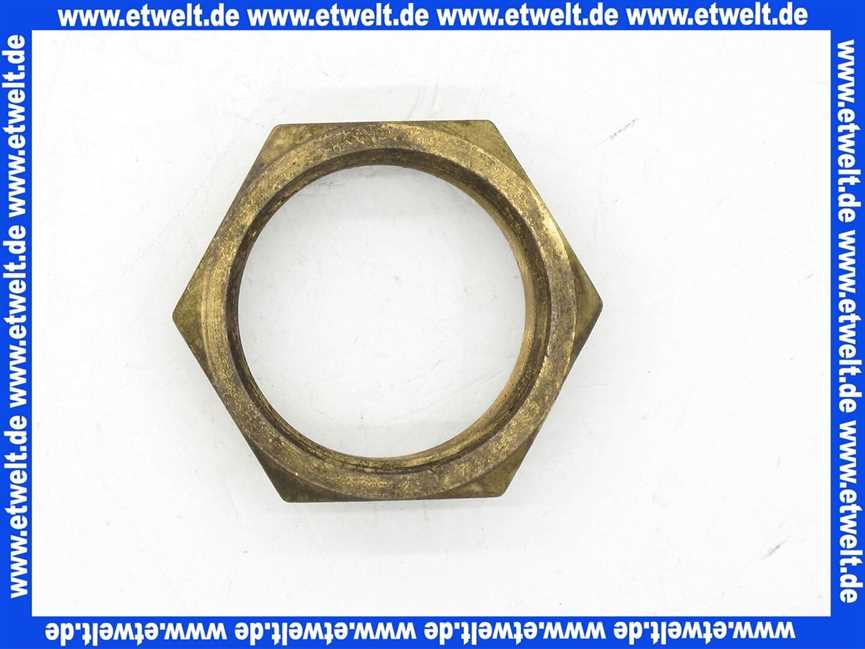 Gewindenippel Reduzierstück 11/2 Zoll AG x 11/4 Zoll IG flachdichtend Messing Innengewinde x Aussengewinde ineinander Reduziernippel Doppelnippel