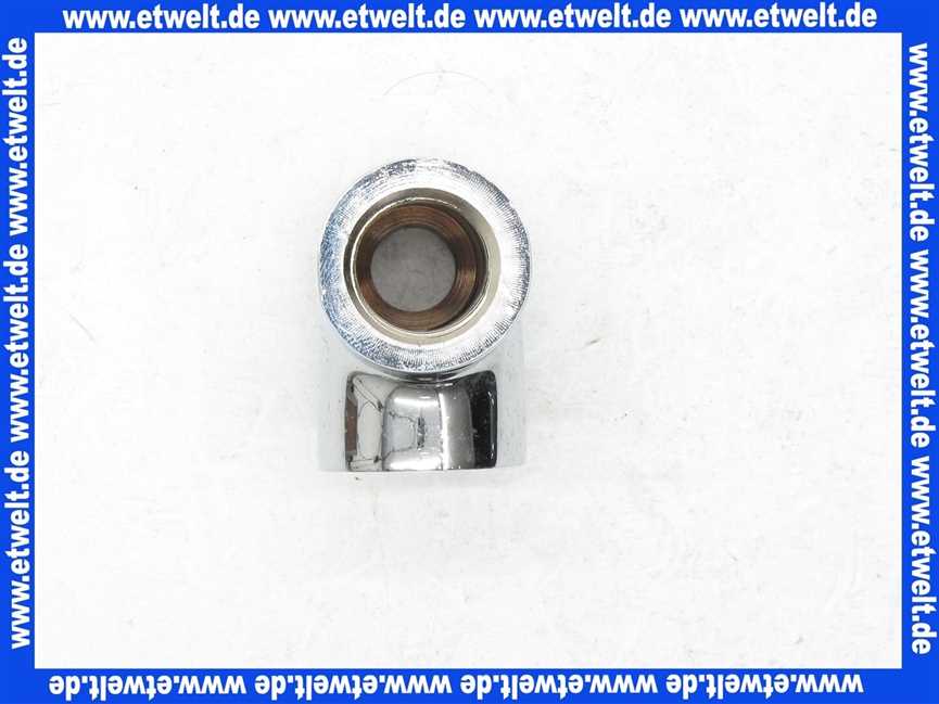 T-Stück 2 x 3/8IG und 1 x 3/8AG Messing verchromt