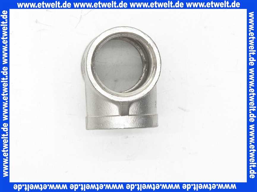 Gewinde-Fittings T-Stück G3/4 IG Edelstahl