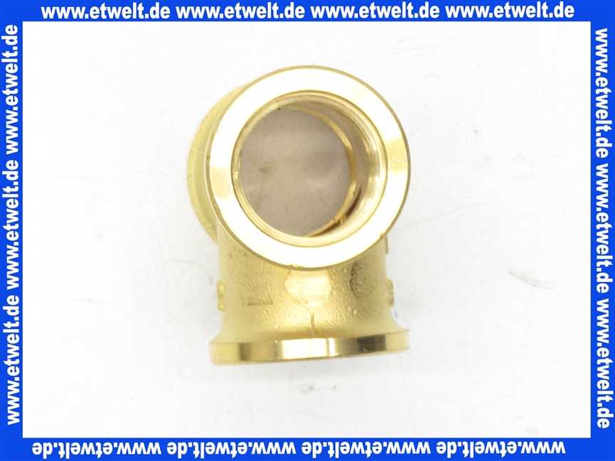 Gewinde-Fittings Messing T-Stück G3/8 IG