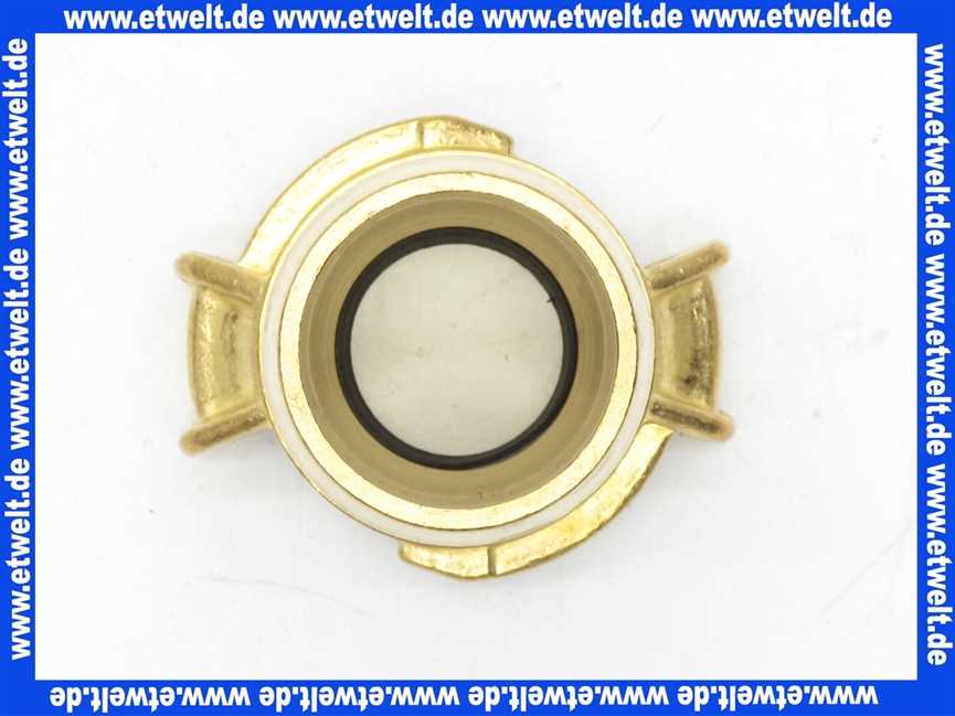 GEKA plus Schlauchstück 1 1/4 Zoll 32mm Schlauchstutzen Messing schwarze NBR Formdichtung Schnellkupplung Klauenkupplung Schlauchkupplung