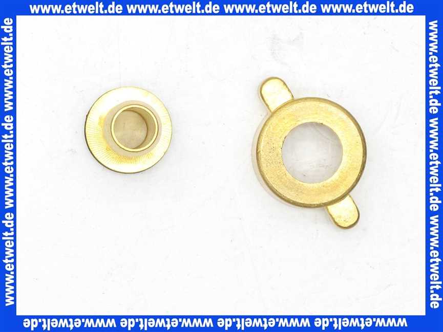 Schlauchverschraubung Messing Verschraubung G1/2 Überwurf -10mm Schlauchstutzen mit Dichtung