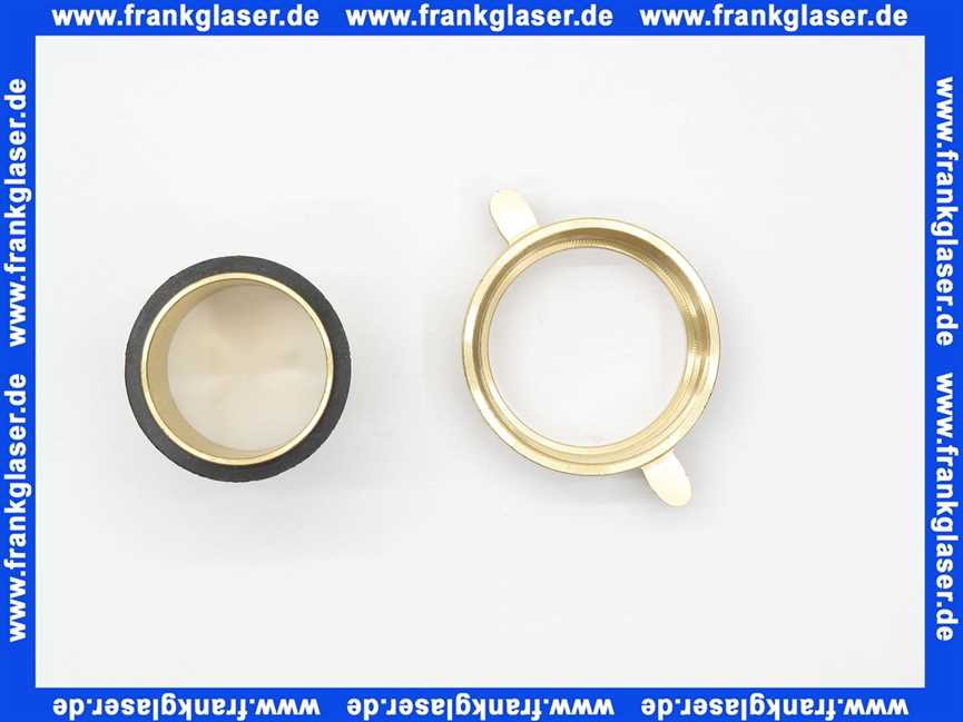 Schlauchverschraubung Messing Verschraubung G11/2 Überwurf - 38mm Schlauchstutzen mit Dichtung