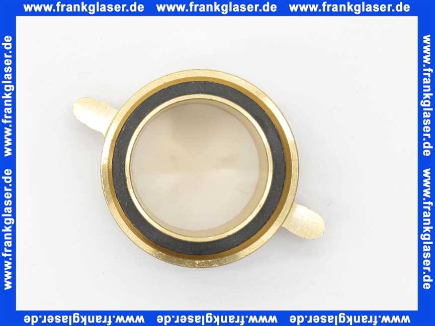 Schlauchverschraubung Messing Verschraubung G11/2 Überwurf - 38mm Schlauchstutzen mit Dichtung