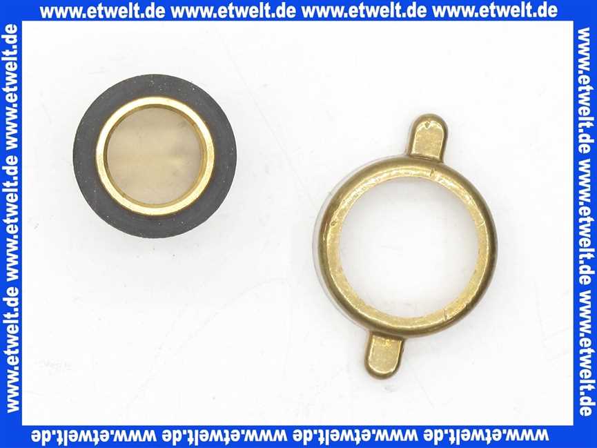 Schlauchverschraubung Messing 2/3 Verschraubung G3/4 Zoll Überwurf -19mm Schlauchtülle mit Dichtung
