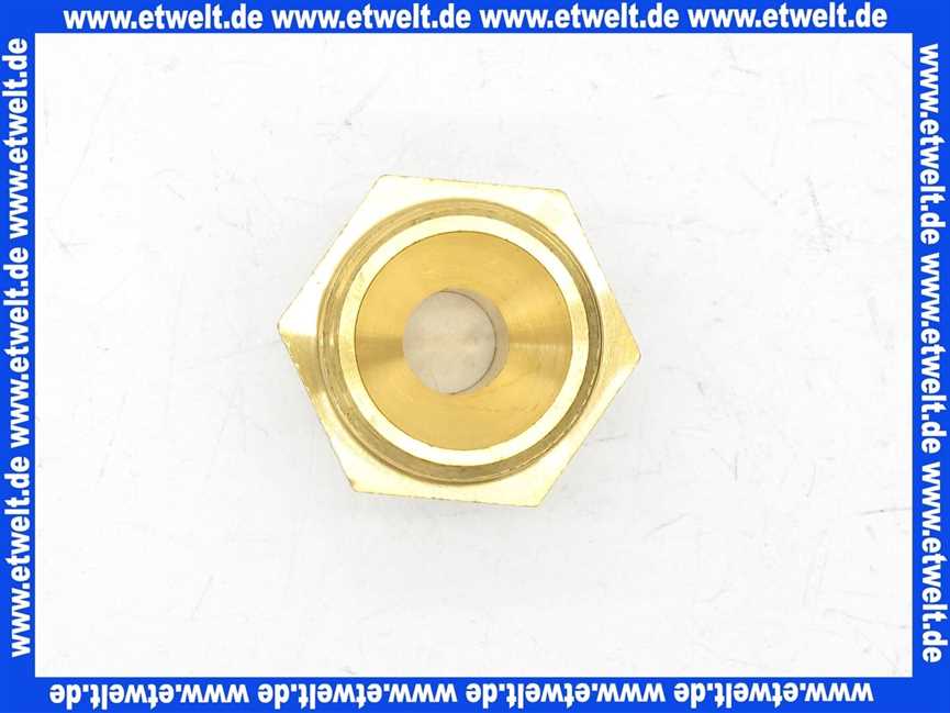 Schlauchtülle Einschraubtülle G3/4 Zoll AG - 13 mm Stutzen mit Sechskant Messing