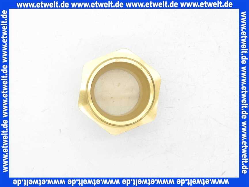 Schlauchtülle Einschraubtülle G2 Zoll AG - 50 mm Stutzen mit Sechskant Messing