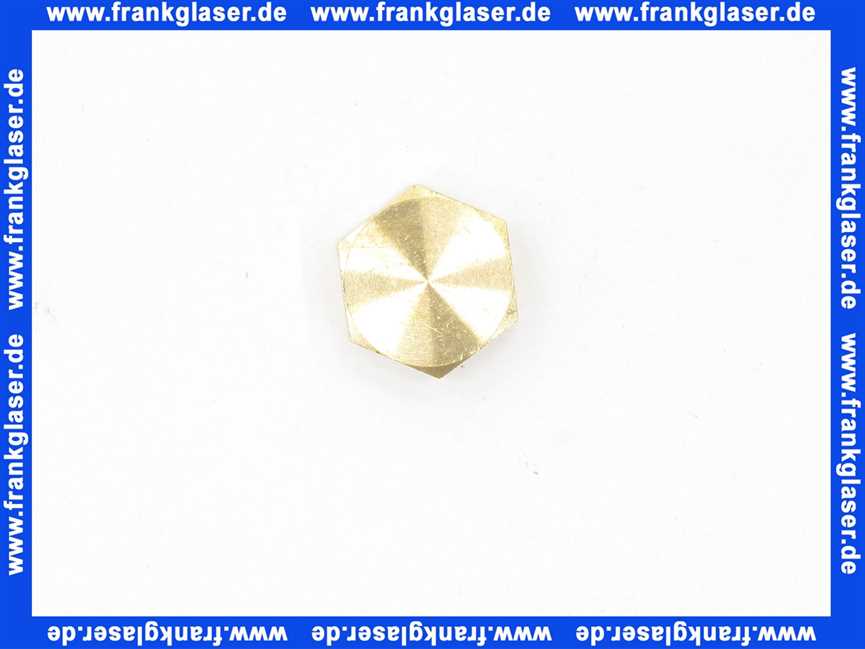 Verschlußkappe Kappe Messing 1/2 Zoll IG Innengewinde flachdichtend