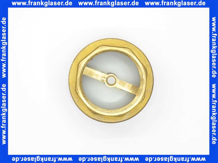 Rückschlagventil G2 Zoll IG x G2 Zoll IG PN10 System York, mit Feder Ventilkegel aus Kunststoff mit Gummidichtung