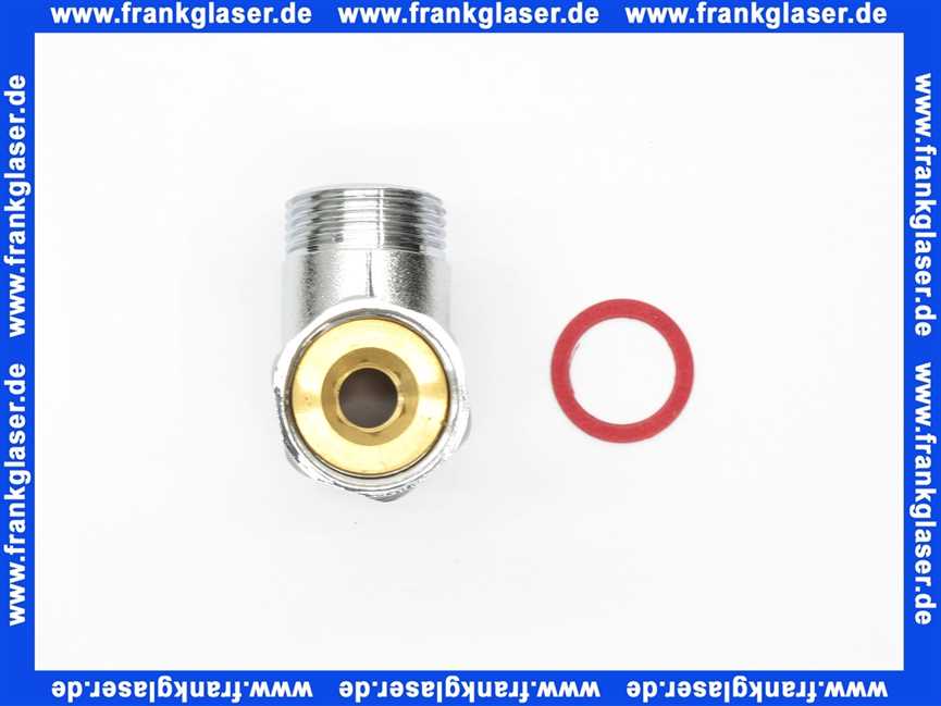 Doppelschlauchanschluß T-Stück 2x3/4 AG 1x3/4 Überw.