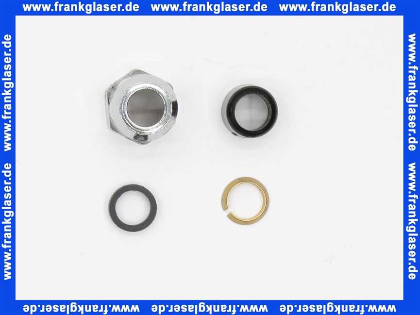 Quetschverschraubung 3/8 -10mm mit Längenausgleich verchromt