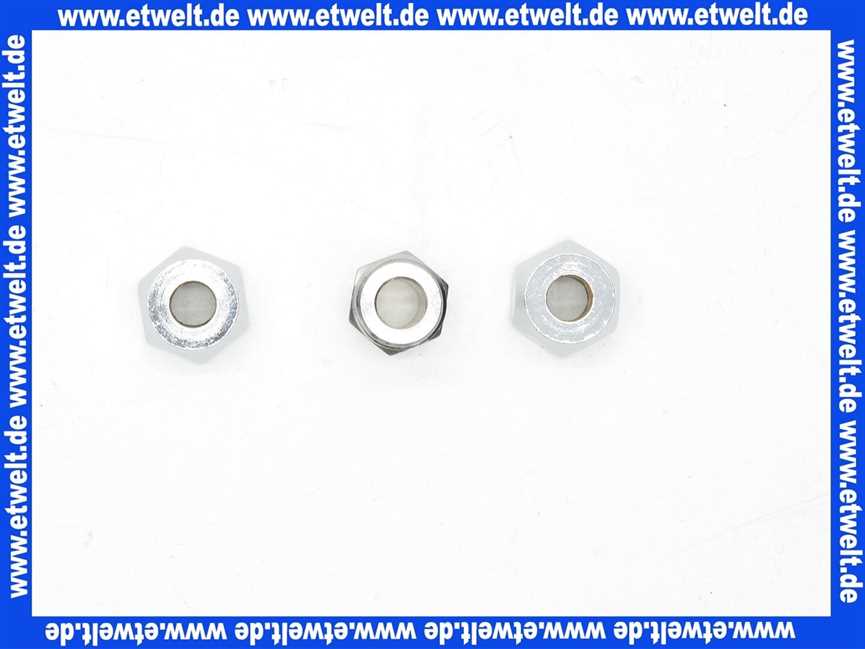 Doppel Quetschverschraubung Kupplung Schlösser D 3/8 - 8mm