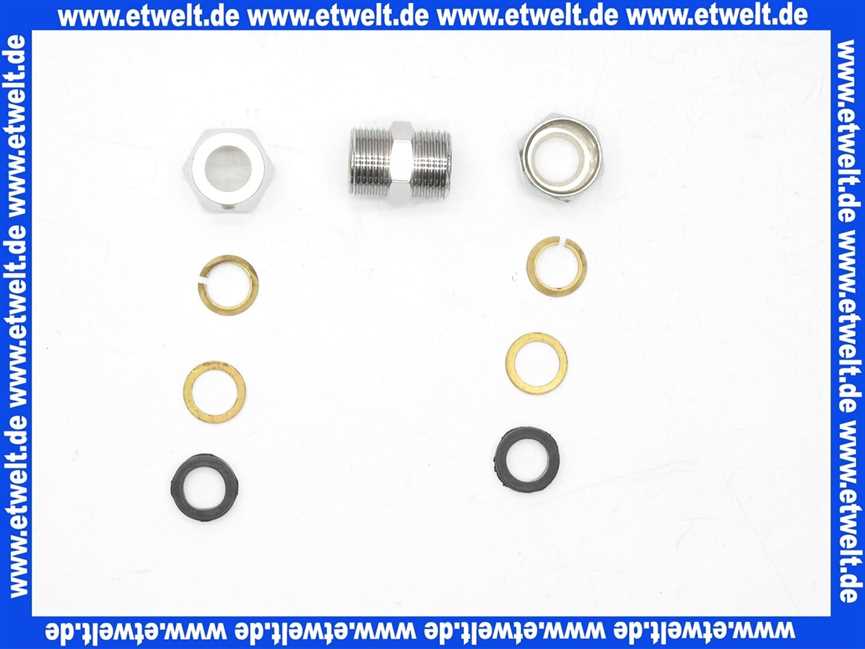 Gerade Quetschverschraubung Doppelverschraubung Kupplung D 3/8 -10mm