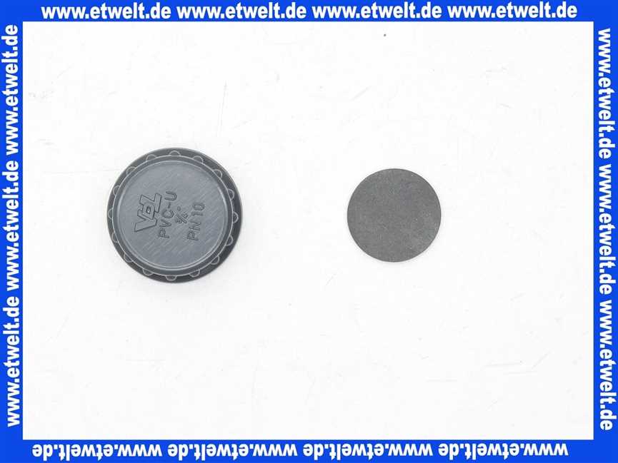 Gewindekappe PVC G3/4 IG mit Gummi-Dichtung